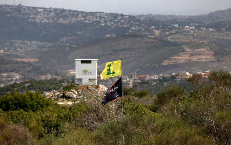 Hezbollah flags seen on Israel-Lebanon border