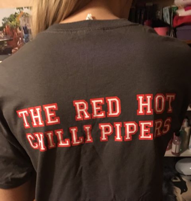 Red hot chilli pipers t-shirt