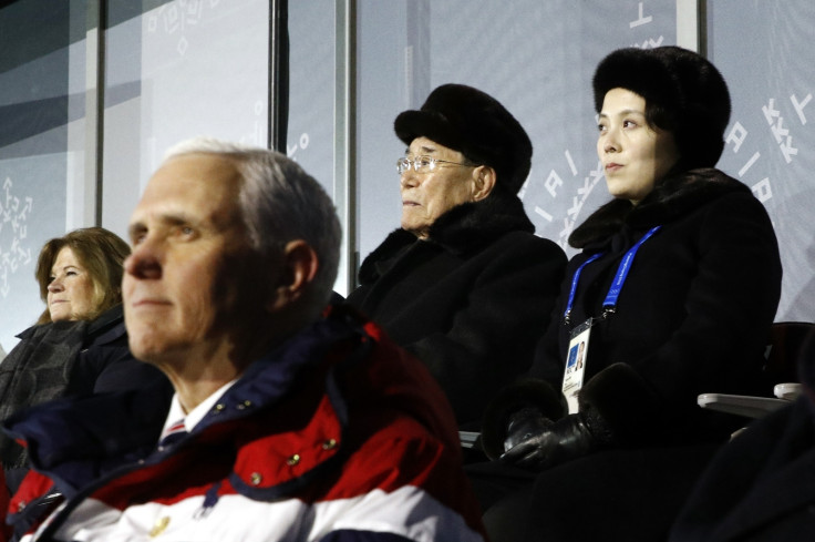 Mike Pence Kim Yo-jong Winter Olympics