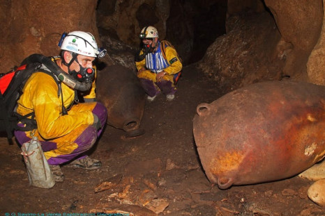 Prehistoric wine caves