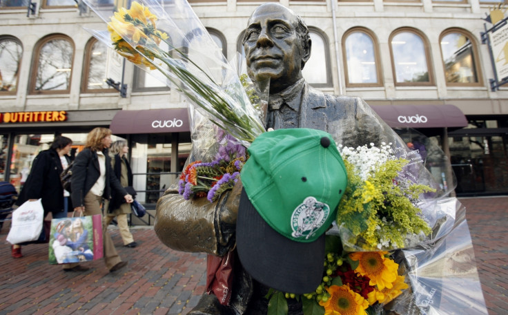 Boston Celtics coach Arnold "Red" Auerbach