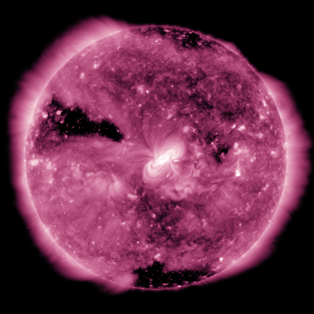 Nasa's sunwatching satellite captures incredible photo of a total