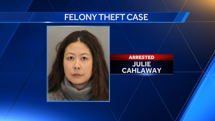 Julie Cahlaway is accused of using faked ultrasound pictures as part of an elaborate plan to scam cash from men 