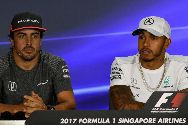 Fernando Alonso and Lewis Hamilton