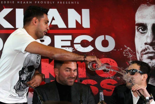 Amir Khan and Phil Lo Greco Amir Khan and Phil Lo Greco