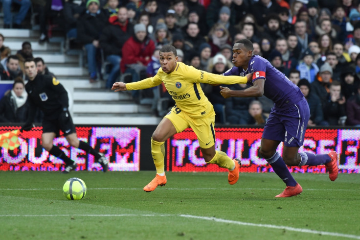 Kylian Mbappe and Issa Diop