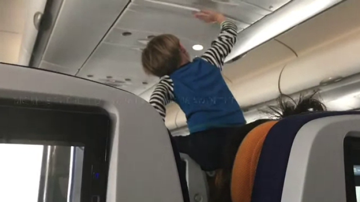 demonic child aboard flight