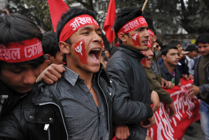 Nepali Maoists in Kathmandu