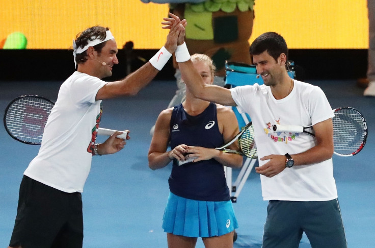 Roger Federer and Novak Djokovic