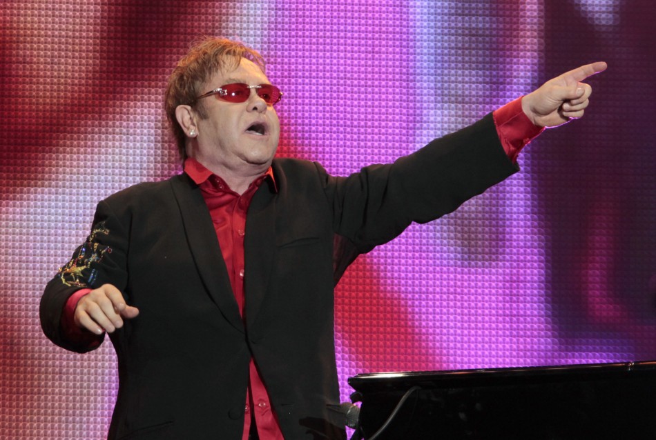 British musician Elton John
