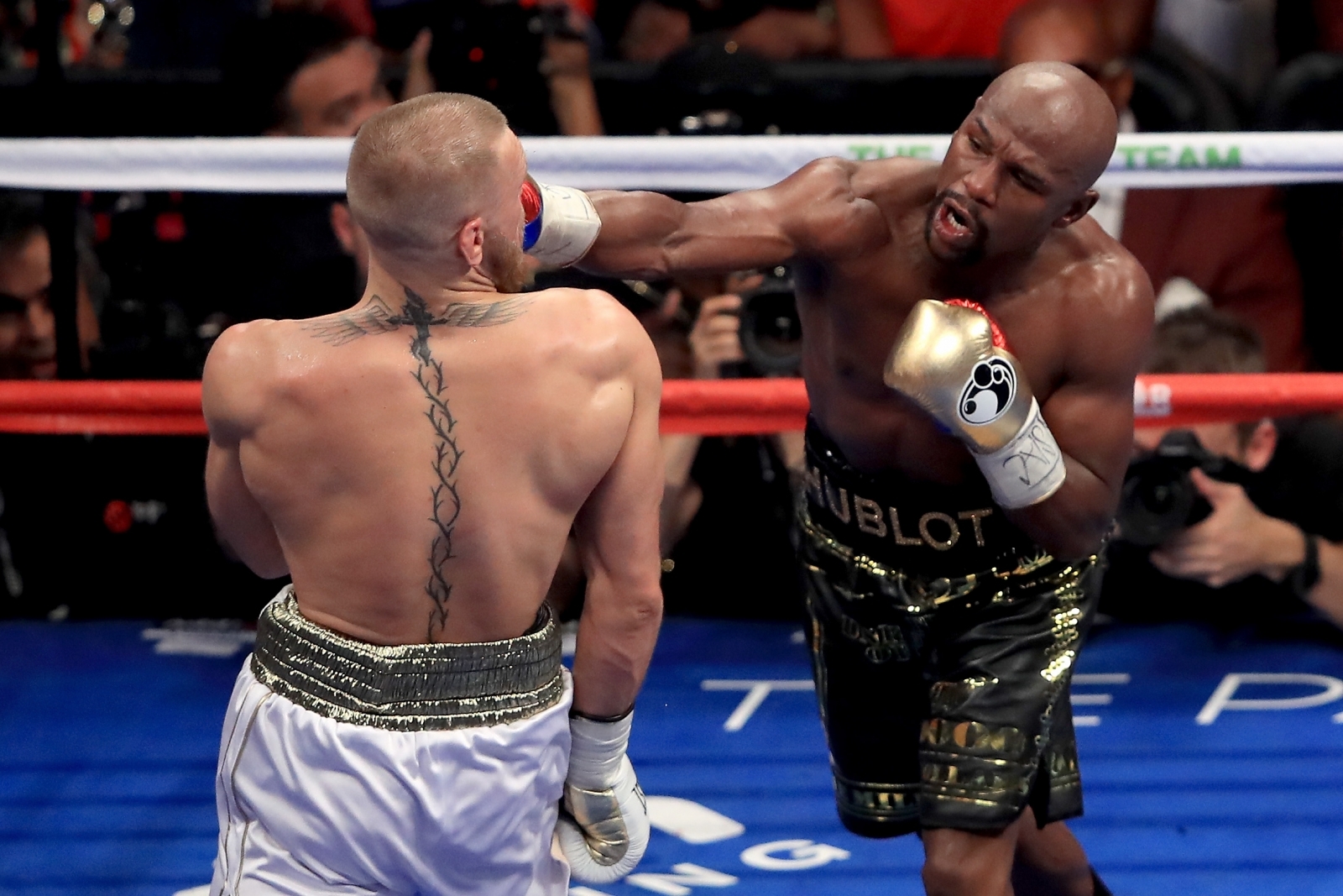 Conor McGregor and Floyd Mayweather Conor McGregor and Floyd Mayweather
