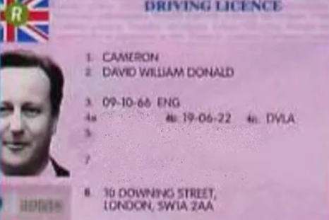 Fake ID David Cameron