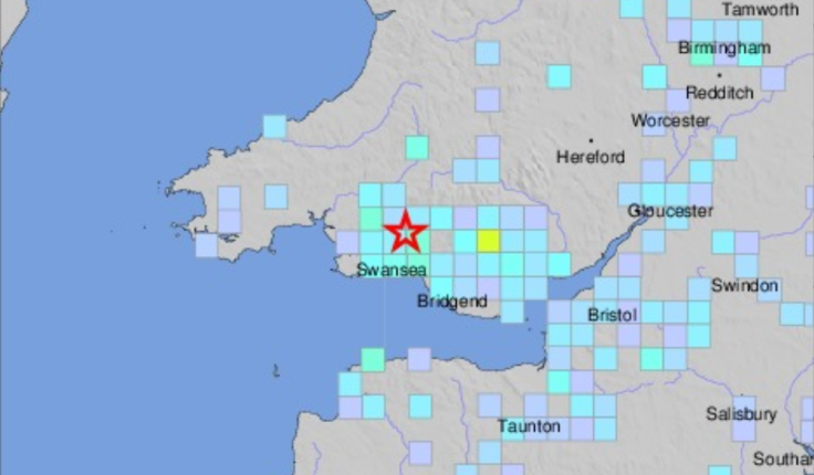 US Geological Survey Wales Earthquake
