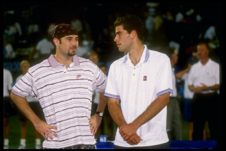 Andre Agassi and Pete Sampras