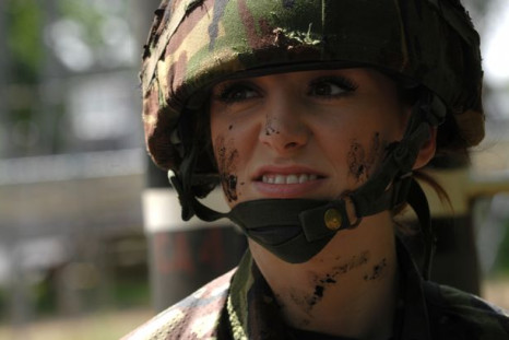 Former Miss England, Katrina Hodge, who was dubbed 'Combat Barbie' when she joined the Army has revealed how she quit after years of sexist abuse