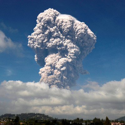 Mount Sinabung Indonesia Volcano