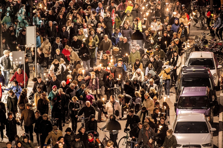 Denmark refugee protest