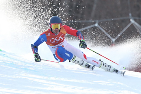 French racing skier Mathieu Faivre, in action during the Alpine Skiing Men's Giant Slalom, has been sent home from the Winter Olympics for being a bad sport