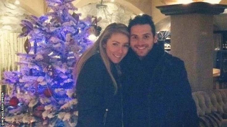 Mikaela Shiffrin and her boyfriend Mathieu Faivre celebrating Christmas in Paris