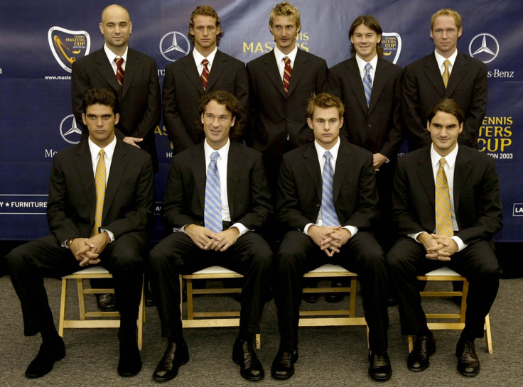 Roger Federer and Rainer Schuettler 