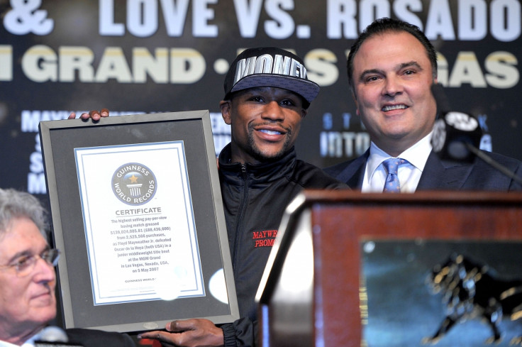 Floyd Mayweather and Richard Schaefer