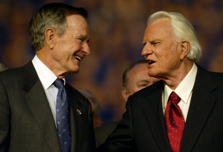 George Bush Billy Graham