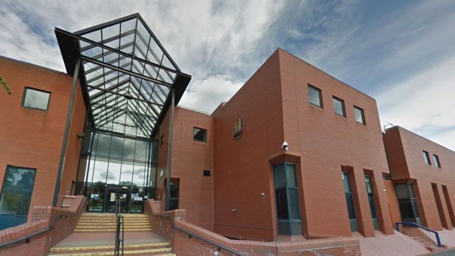A teen admitted blackmailing his former teacher into handing £10,000 after threatening to expose their ‘affair’, at Leicester Crown Court A teen admitted blackmailing his former teacher into handing £10,000 after threatening to expose their ‘affair’, at Leicester Crown Court