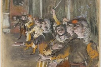 Degas' Les Choristes