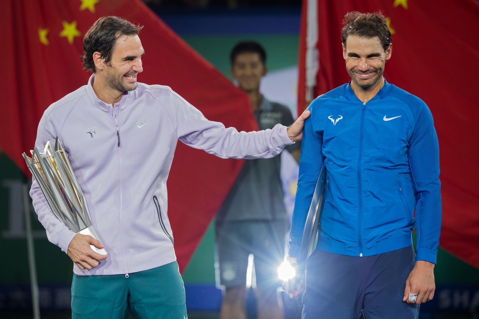 Roger Federer and Rafael Nadal Roger Federer and Rafael Nadal