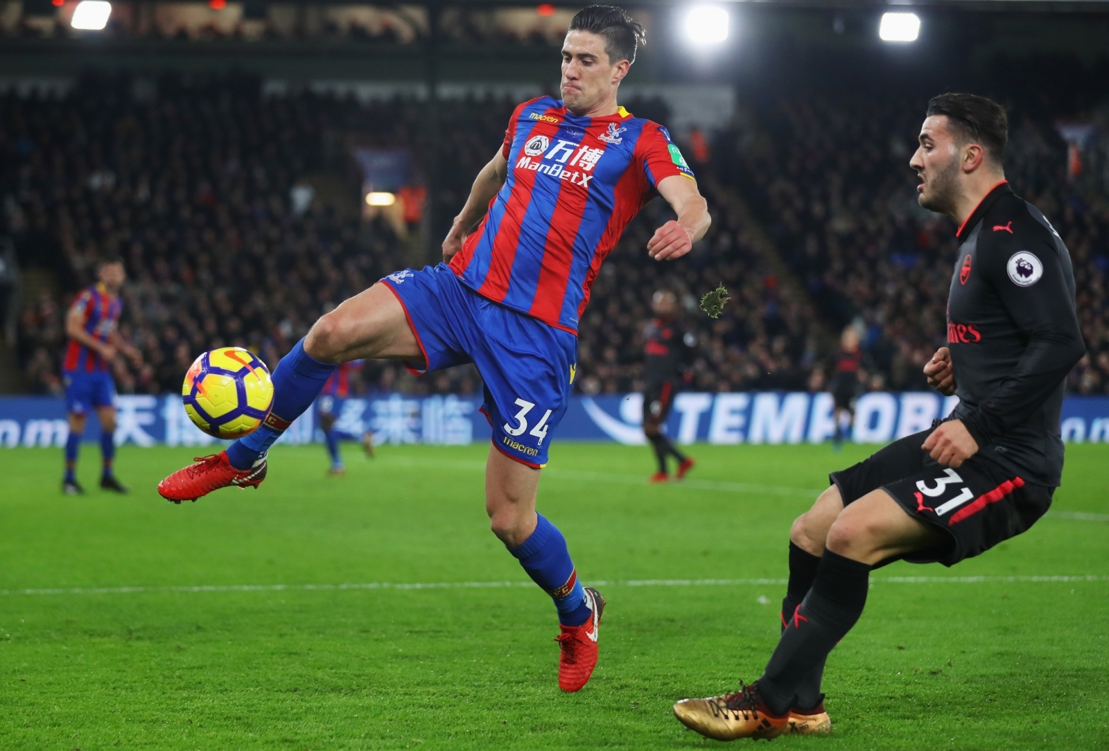 Martin Kelly and Sead Kolasinac Martin Kelly and Sead Kolasinac