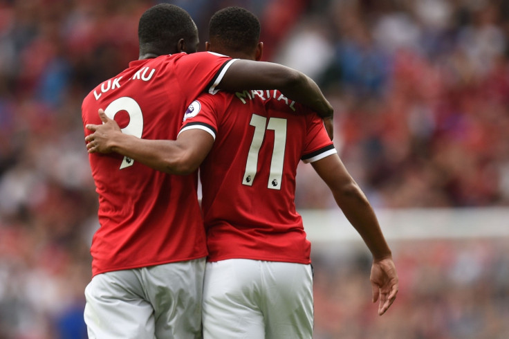 Anthony Martial and Romelu Lukaku 