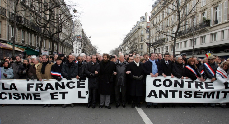 anti-Semitism protest France 