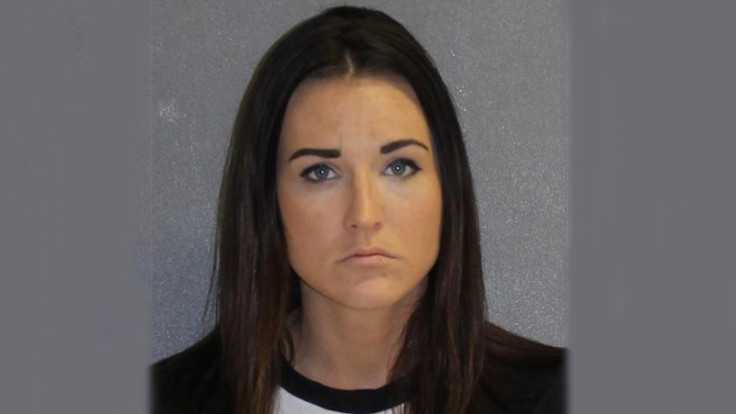 Peterson, who taught at New Smyrna Beach Middle School, north Florida, is accused of sending nude photos of herself to the student