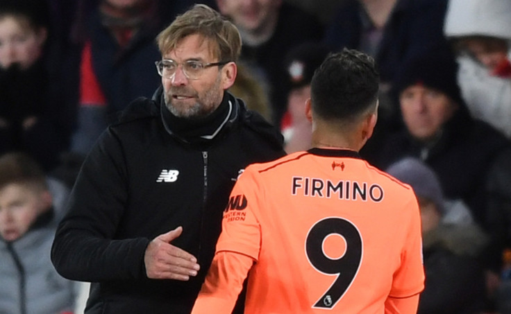 Jurgen Klopp and Roberto Firmino