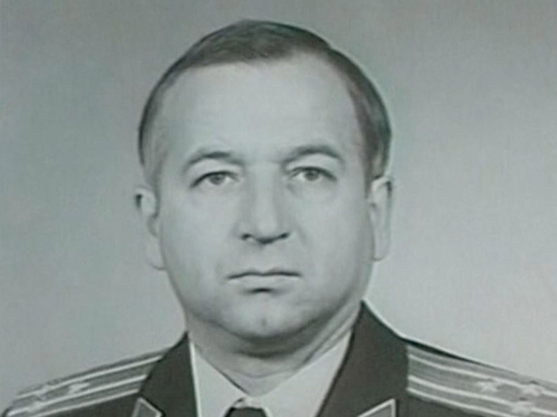 An older photo of Sergei Skripal in military uniform