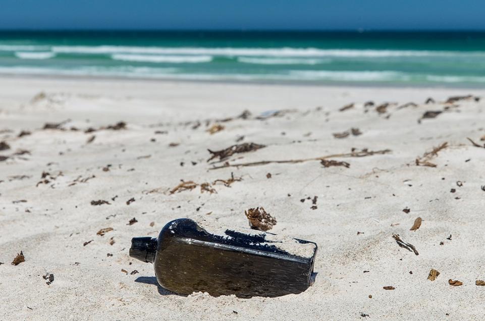 A Perth family have found the world’s oldest message in a bottle
