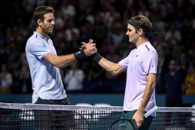 Juan Martin del Potro and Roger Federer
