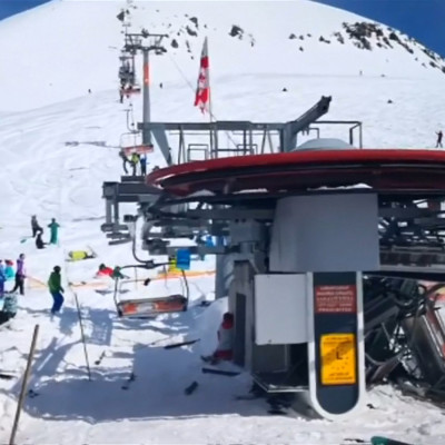 Tourists Violently Flung Off Georgia Ski Lift