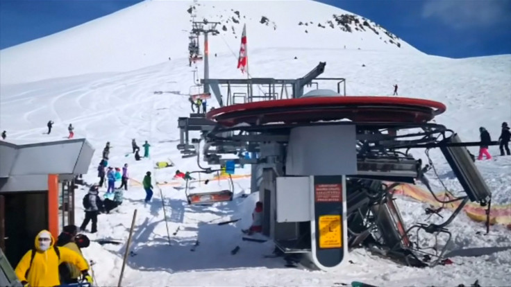 Tourists Violently Flung Off Georgia Ski Lift