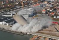 Danish Silo Demolition Goes Wrong, Crushing Library And Music School