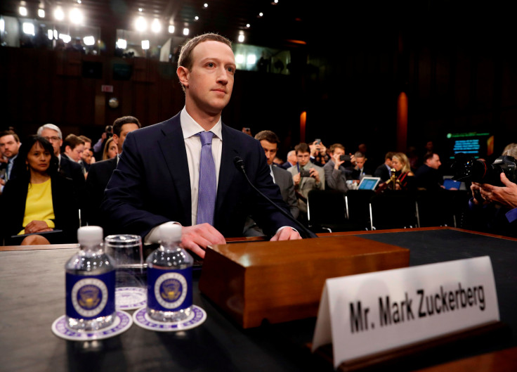 Mark Zuckerberg gives evidence to Senate