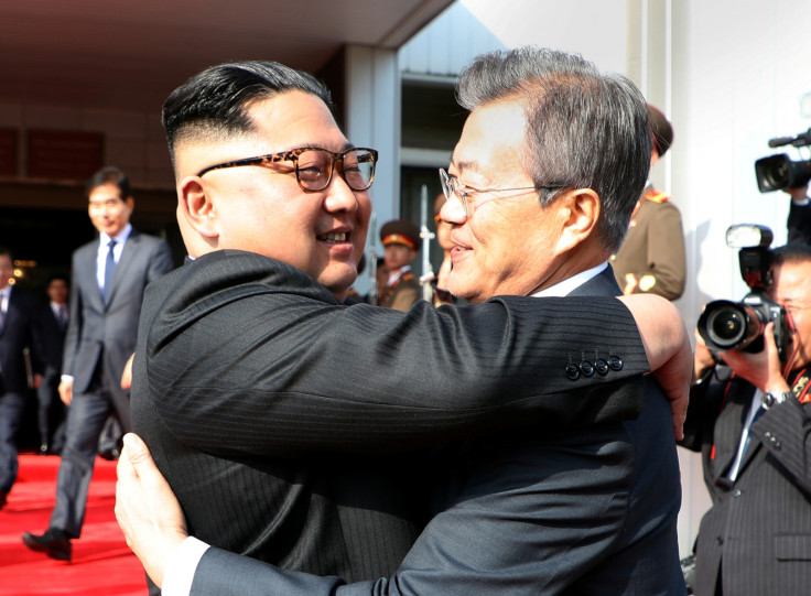 President Moon Jae-in and Kim Jong Un