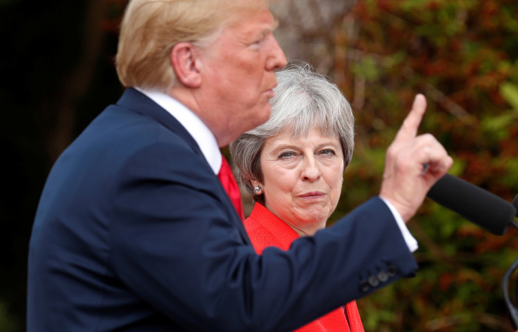 Donald Trump and Theresa May