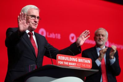 Chancellor of the Exchequer John McDonnell