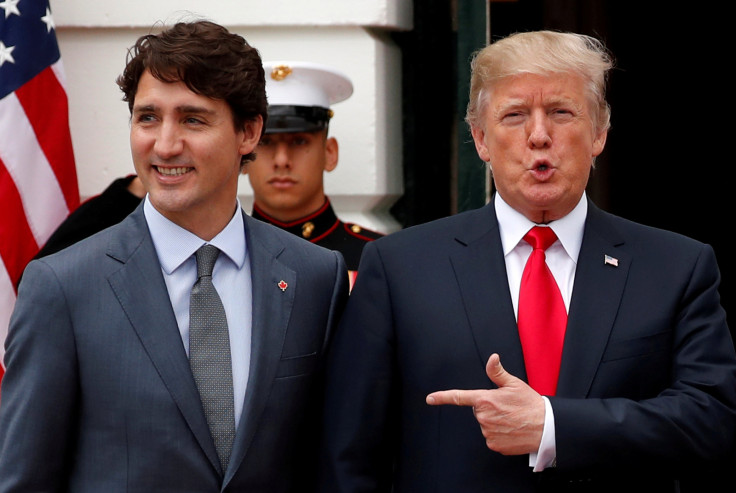 Donald Trump welcomes Canada's PM Justin Trudeau