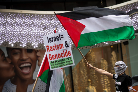 Palestinan protesters New York