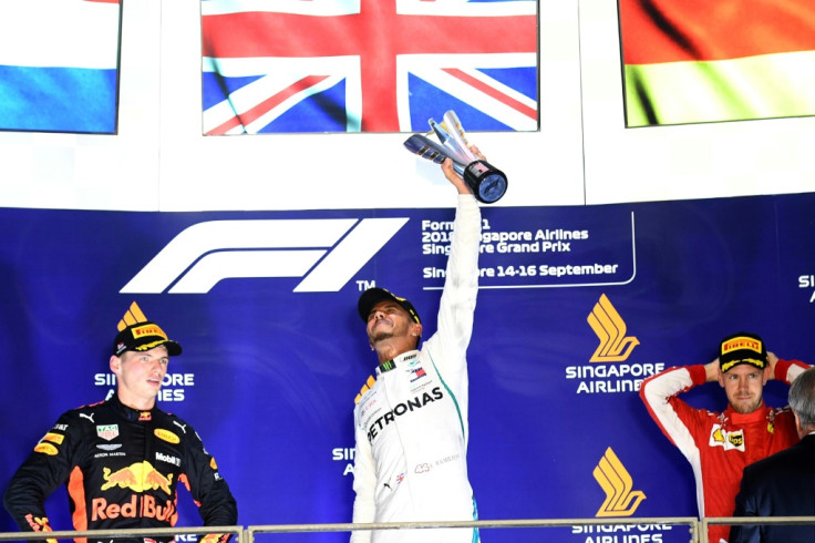 Lewis Hamilton won Singapore GP last year