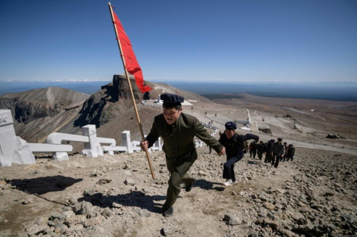 Mount Paektu in North Korea