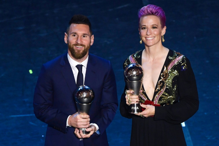 Lionel Messi and Megan Rapinoe