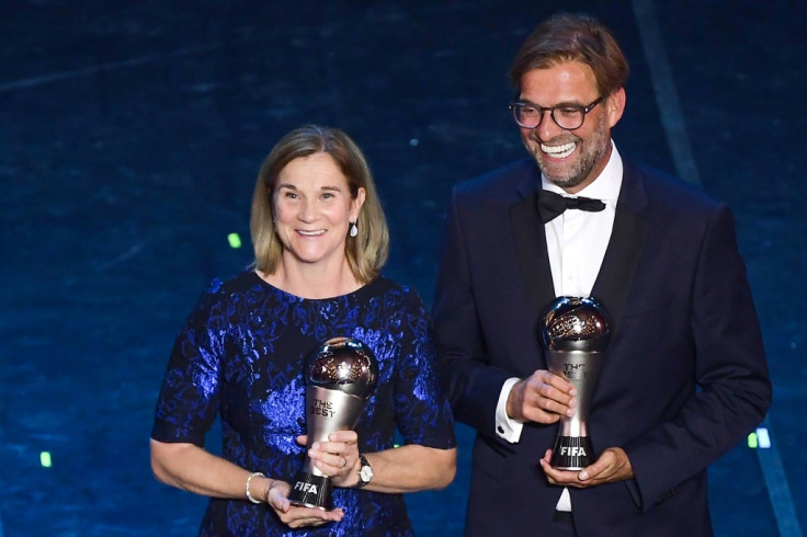 Jill Ellis and Jurgen Klopp 